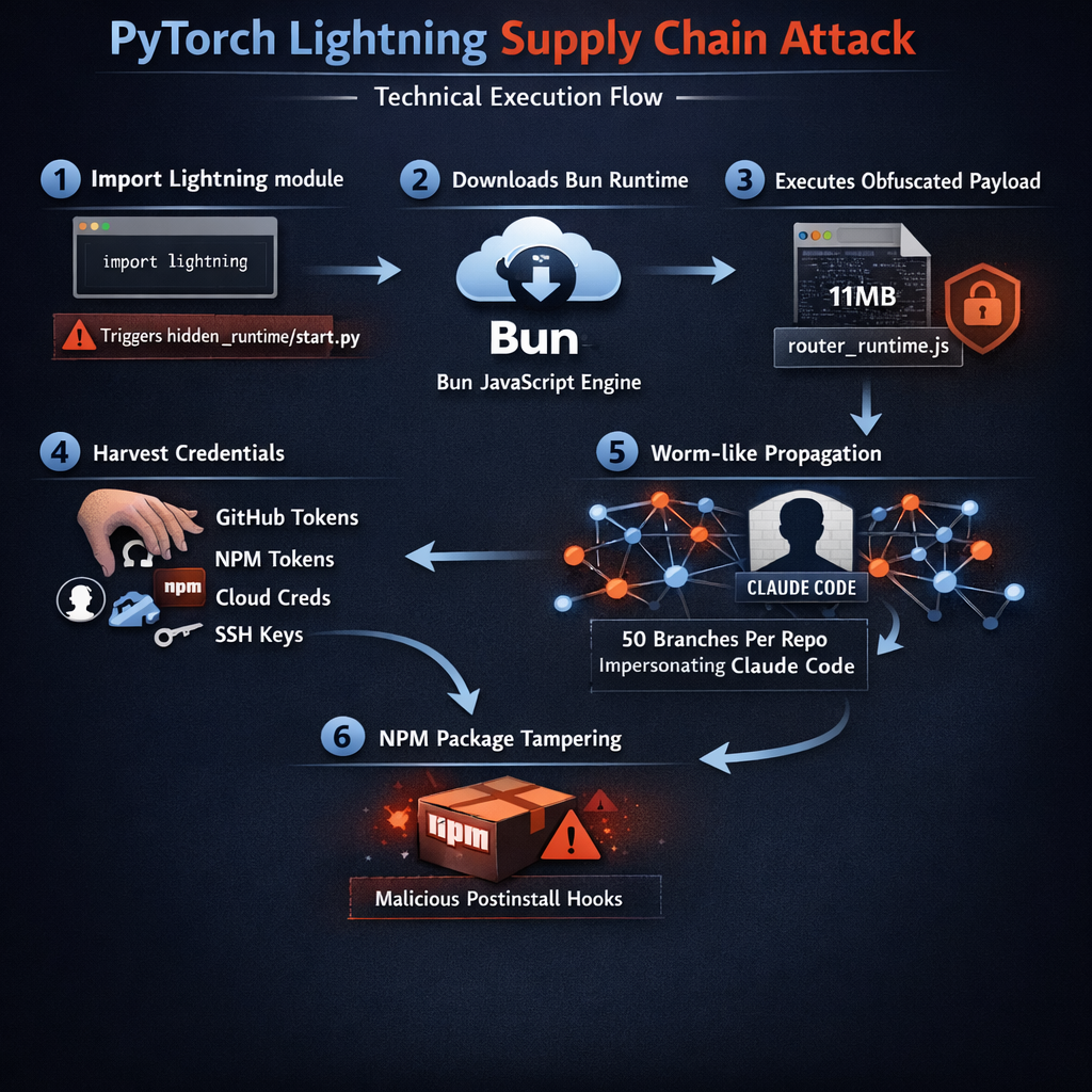 PyTorch Lightning credential theft execution flow