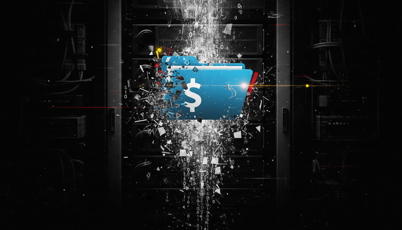 SharePoint server dissolving into binary code fragments