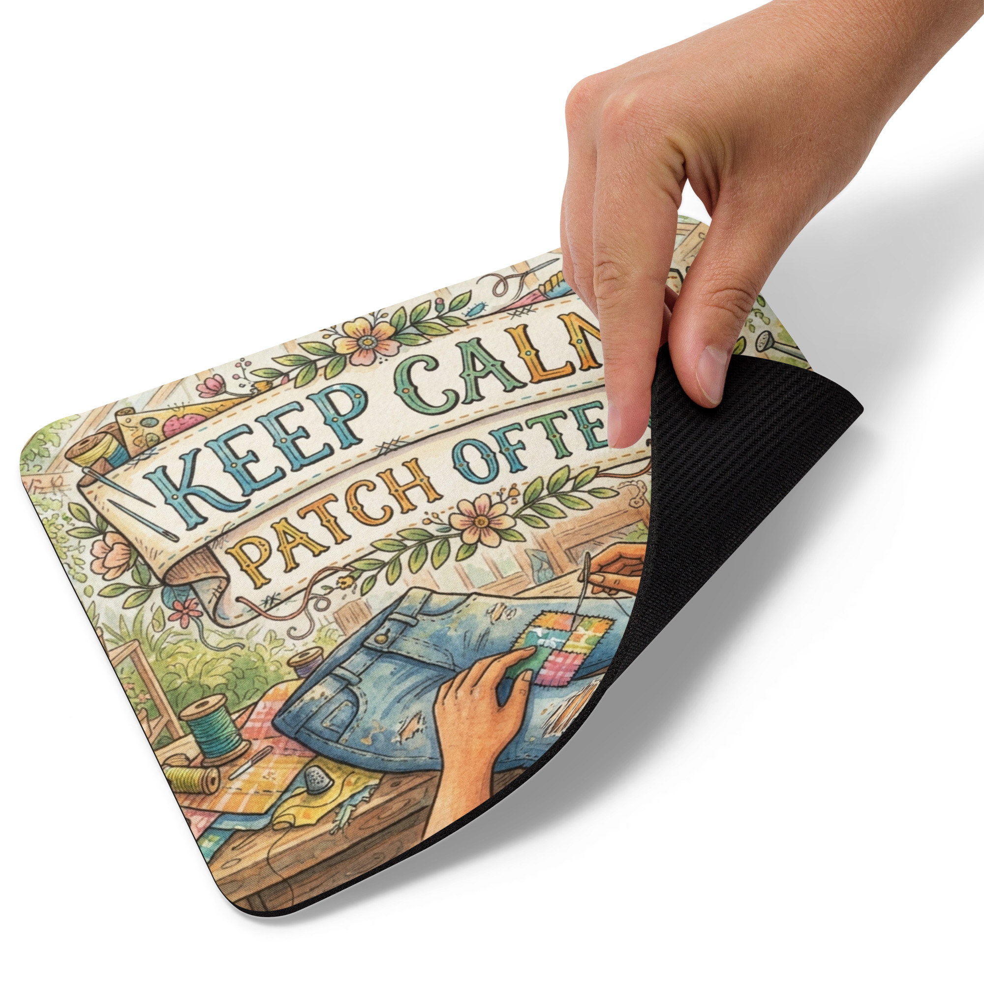 Mouse pad: "Keep Calm. Patch Often." - Image 3