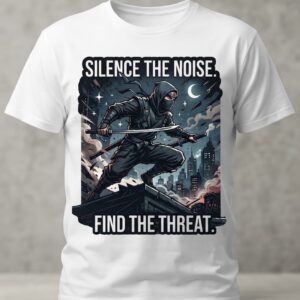 Adult quality tee: "Silence The Noise"
