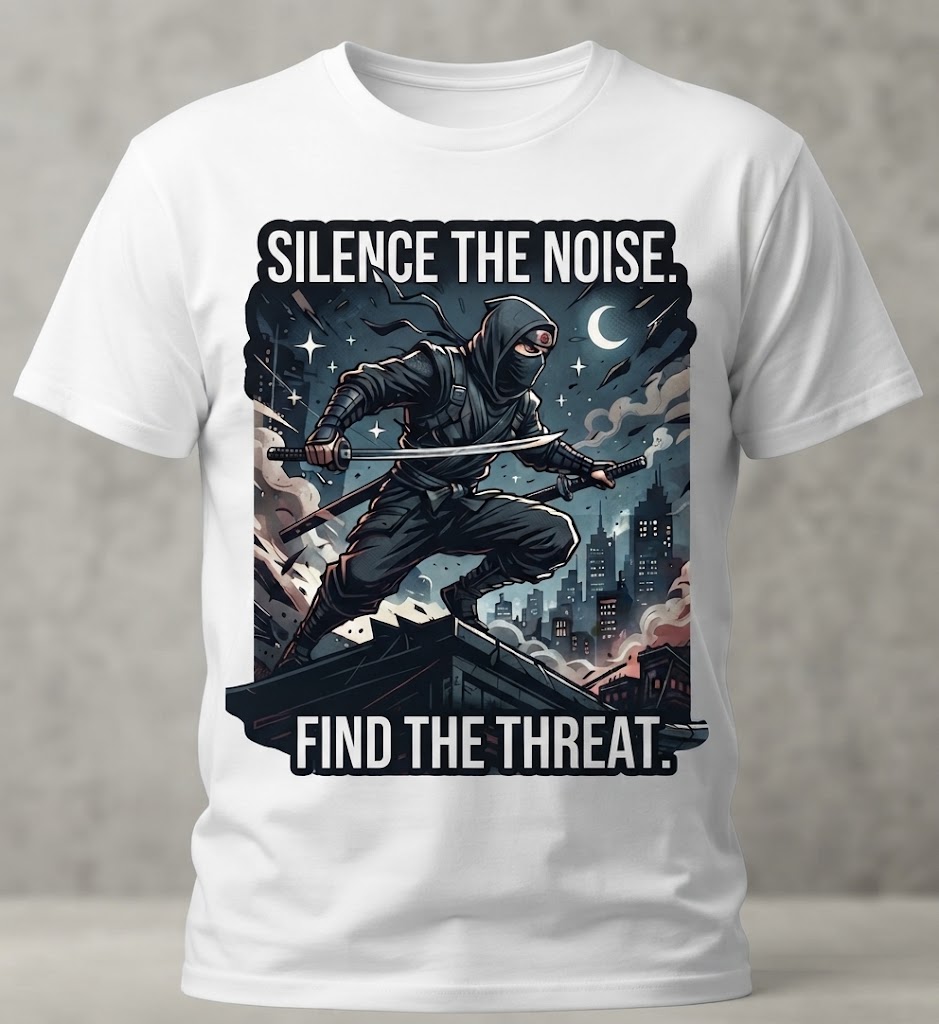 Adult quality tee: "Silence The Noise"