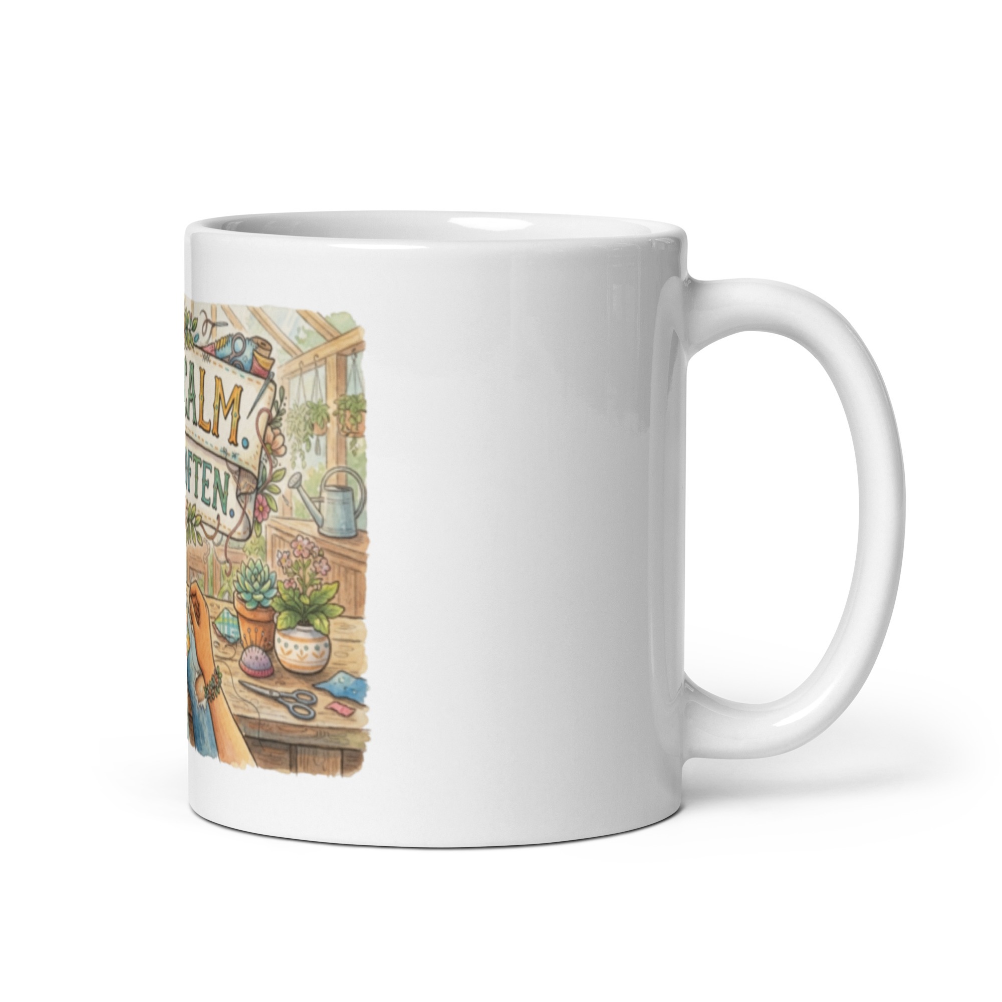 White glossy mug: "Keep Calm. Patch Often." - Image 6