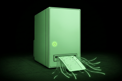 A sealed network security appliance with a jammed data card